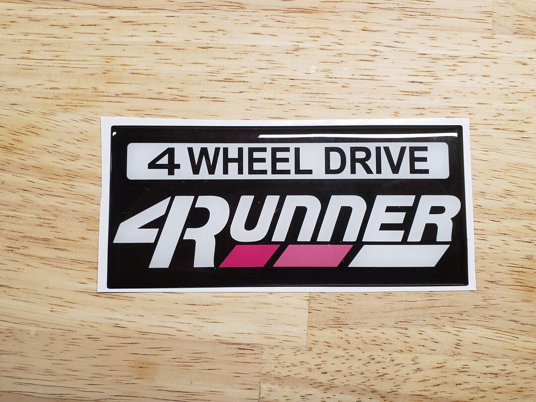 First Gen 4runner Tailgate Badge Labels Sticker, Label, Decal - Etsy