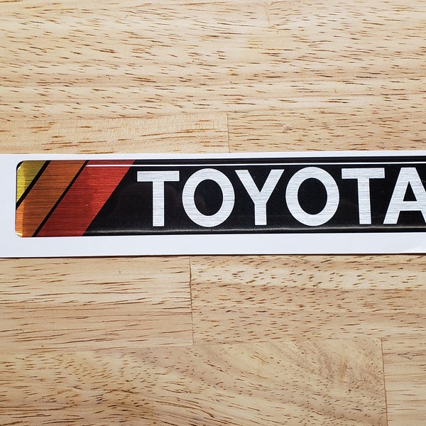 Toyota Grill Letters Etsy