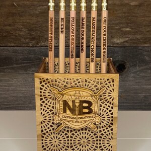 Personalized Laser Engraved Pencils | Back to School | School Supplies ...
