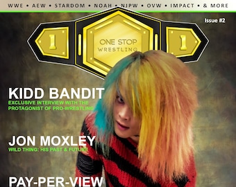 One Stop Wrestling Magazine Issue 2: Kidd Bandit Cover - Digital PDF Download