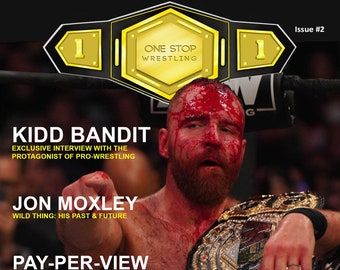 One Stop Wrestling Magazine Issue 2: Jon Moxley Cover - Digital PDF Download