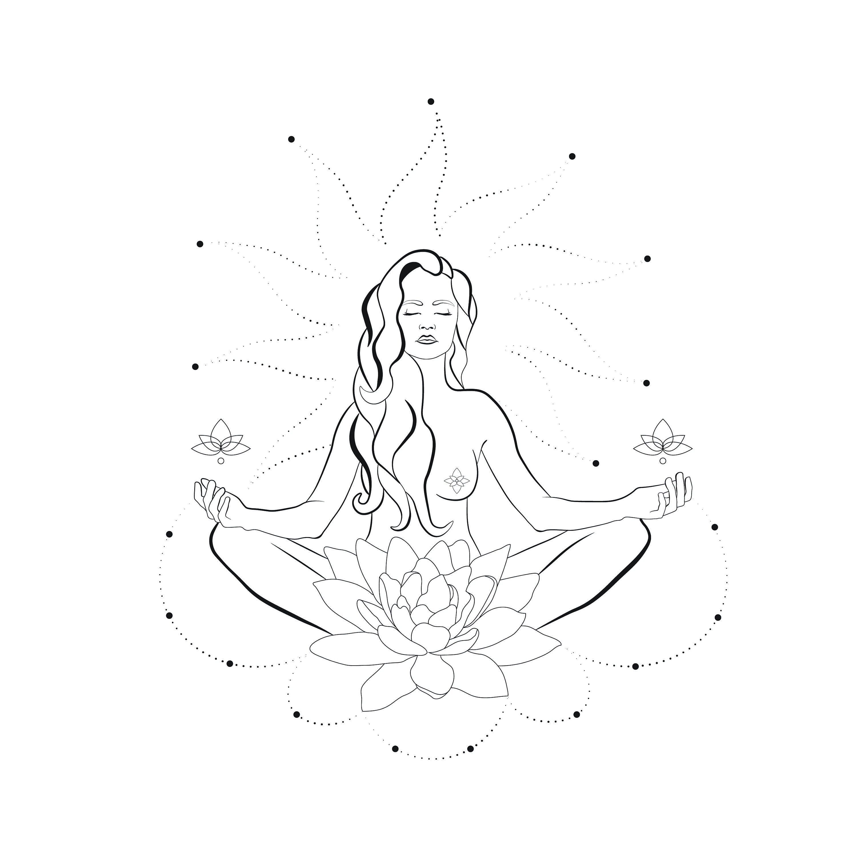 93,915 Sketch Meditation Images, Stock Photos & Vectors | Shutterstock