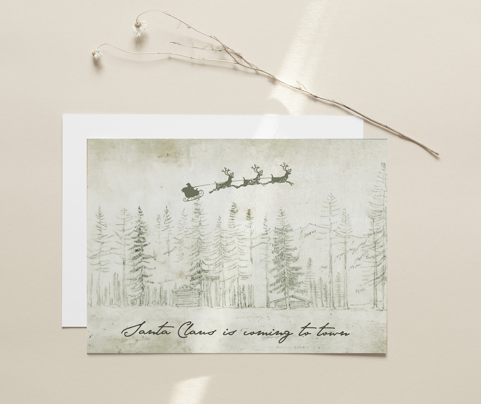 Santa Claus is Coming to Town Printable Wall Art | Christmas Decor ...