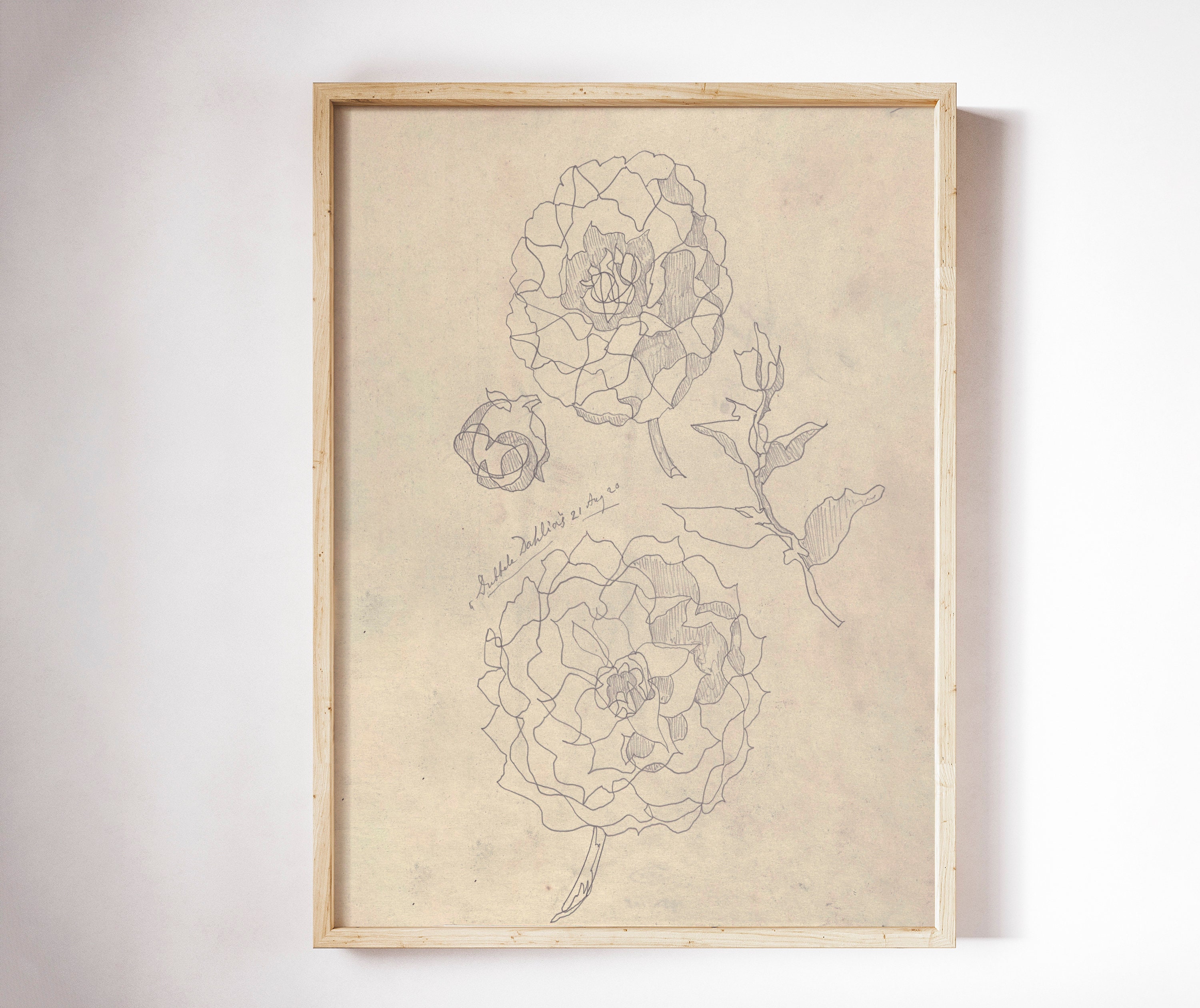 Flower Poster Coquette Room Decor Poster Wall Art Retro Flower