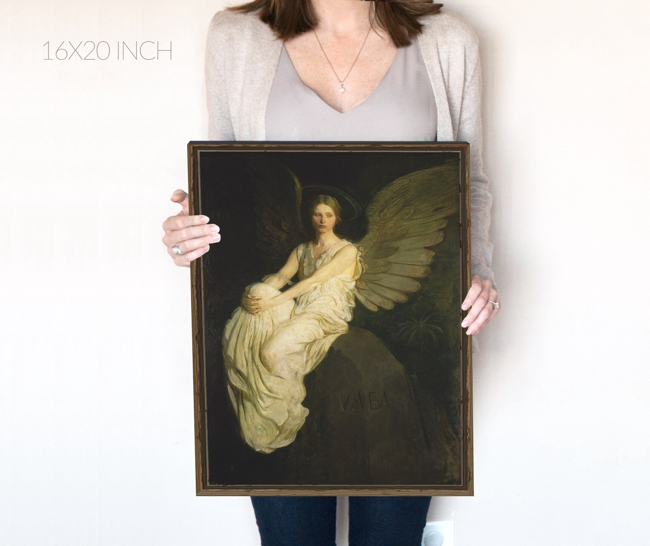 THE ROCK ART ARCHIVES　～ANGEL～ Angel Rock Painting - Etsy