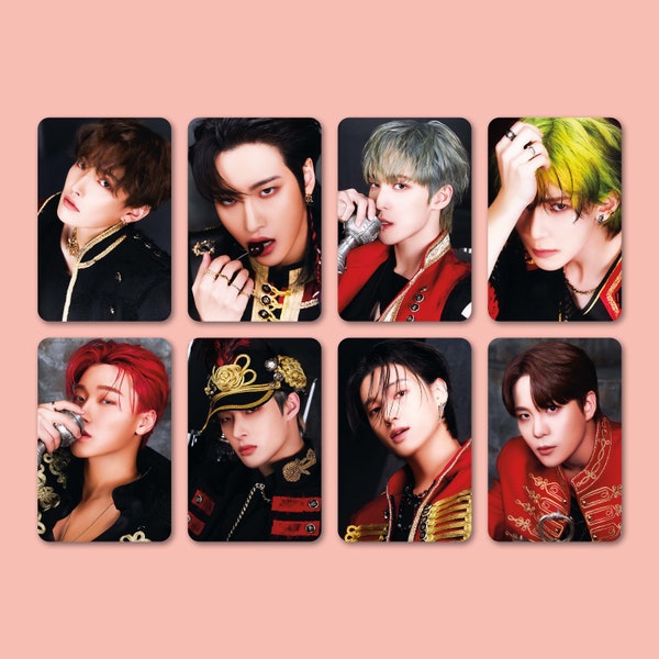 ATEEZ Photocard Set • The World EP.Fin : Will Concept 2 • Fanmade Lomo • Perfect Gift for ATINY Friends, Daughter • Double-sided • Matte