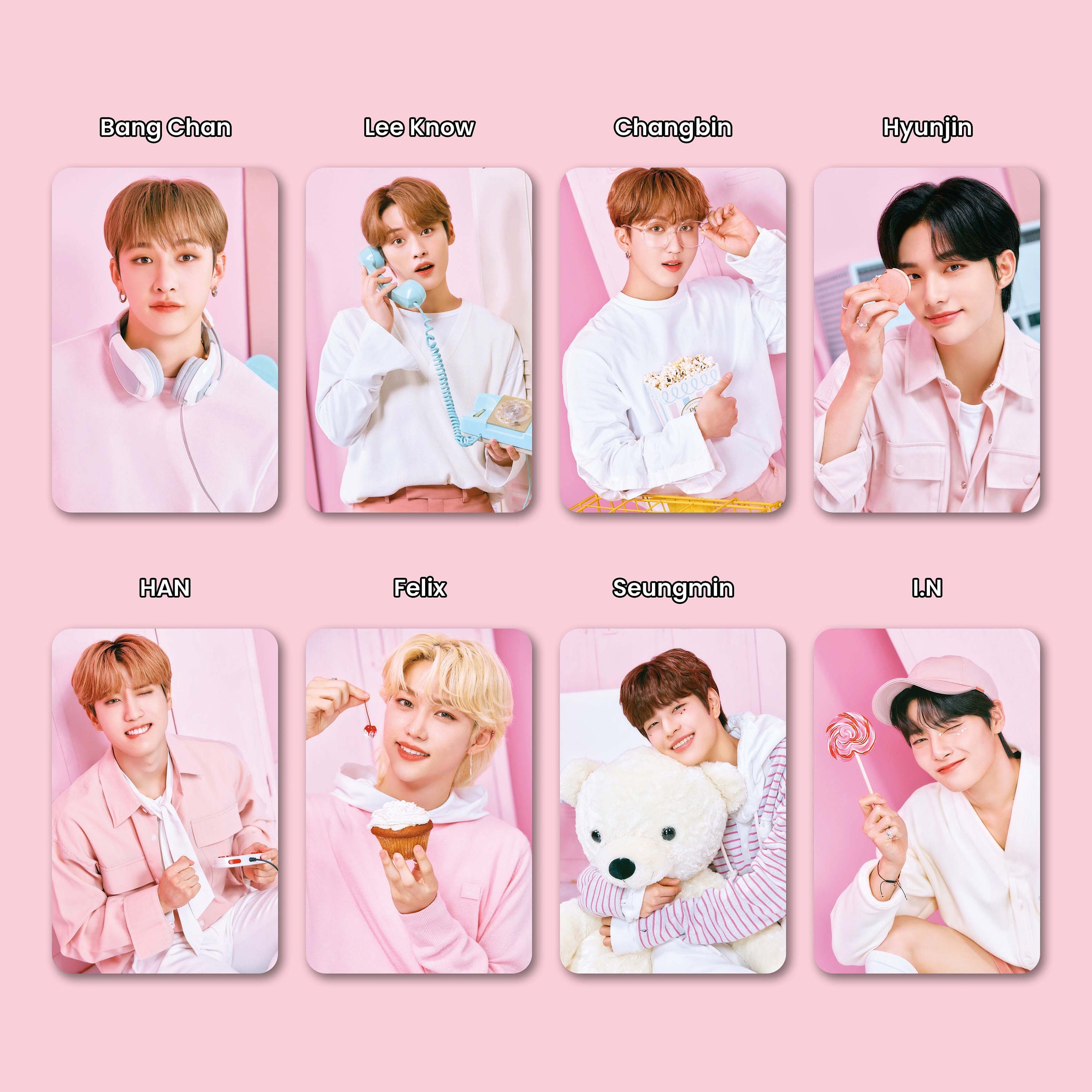 Stray Kids Photocard Set Nacific Collab 1 on Sweet Days OT8 Fanmade Lomo  Perfect Gift for STAY Friends, Mom, Daughter -  Canada