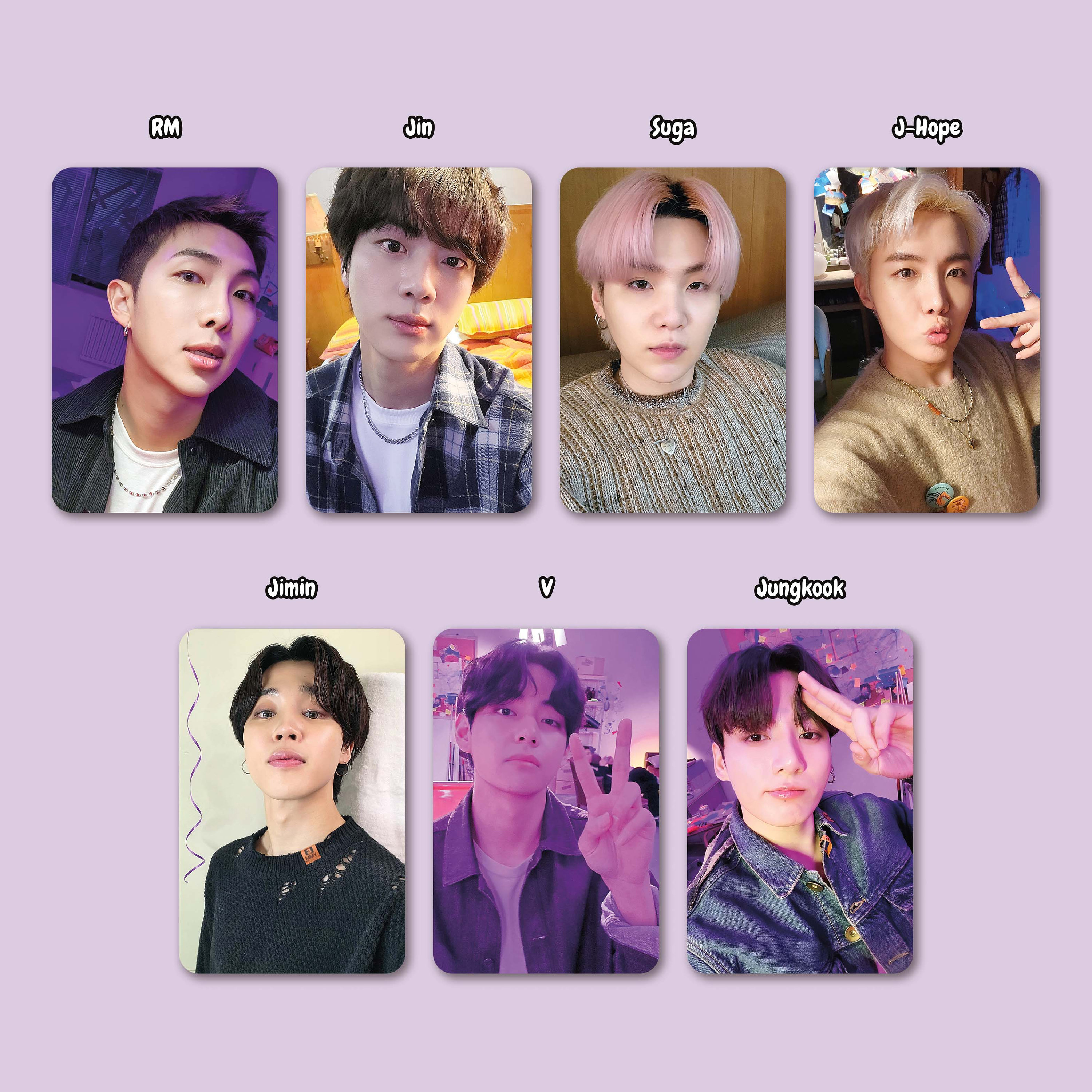 BTS Photocard Set PTD on Stage Vcr OT7 Fanmade Lomo Perfect Gift