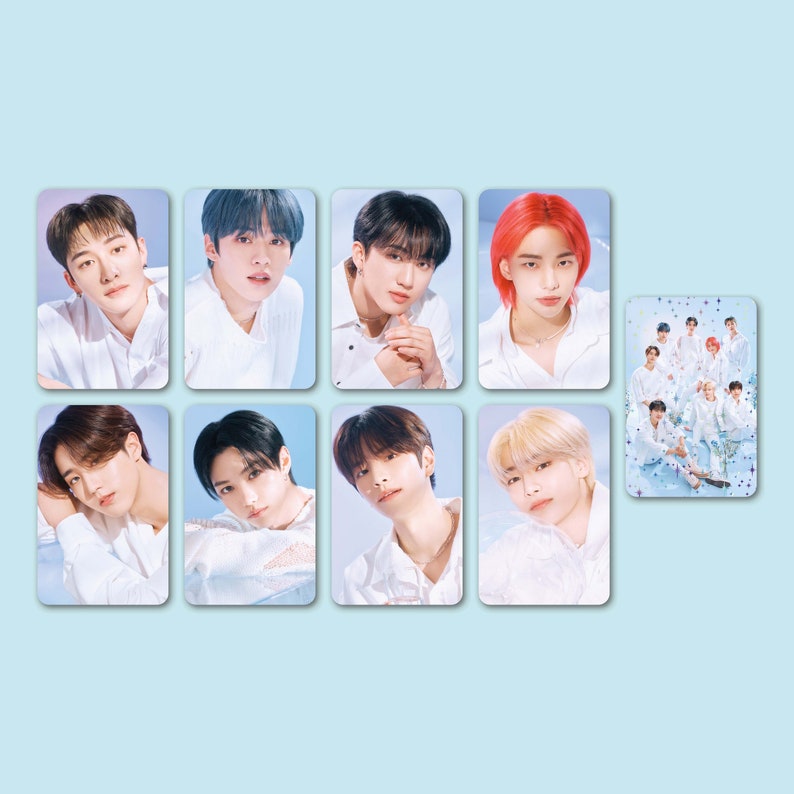 Stray Kids Photocard Set Nacific Collab 2 Dreamy Blue Day - Etsy