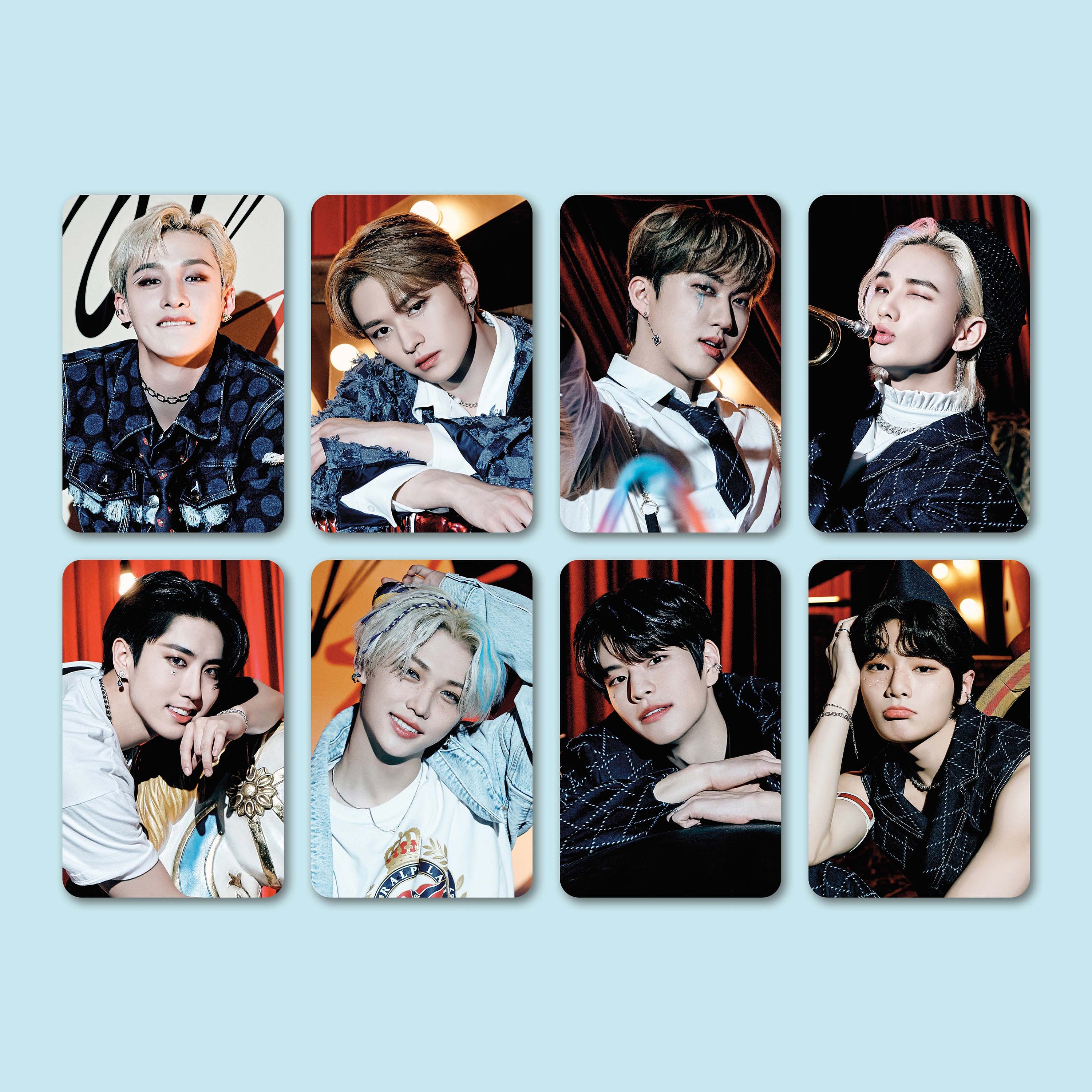 Stray Kids Photocard Set Pilot : For 5-STAR OT8 Fanmade Lomo Perfect Gift  for STAY Friends, Mom -  México
