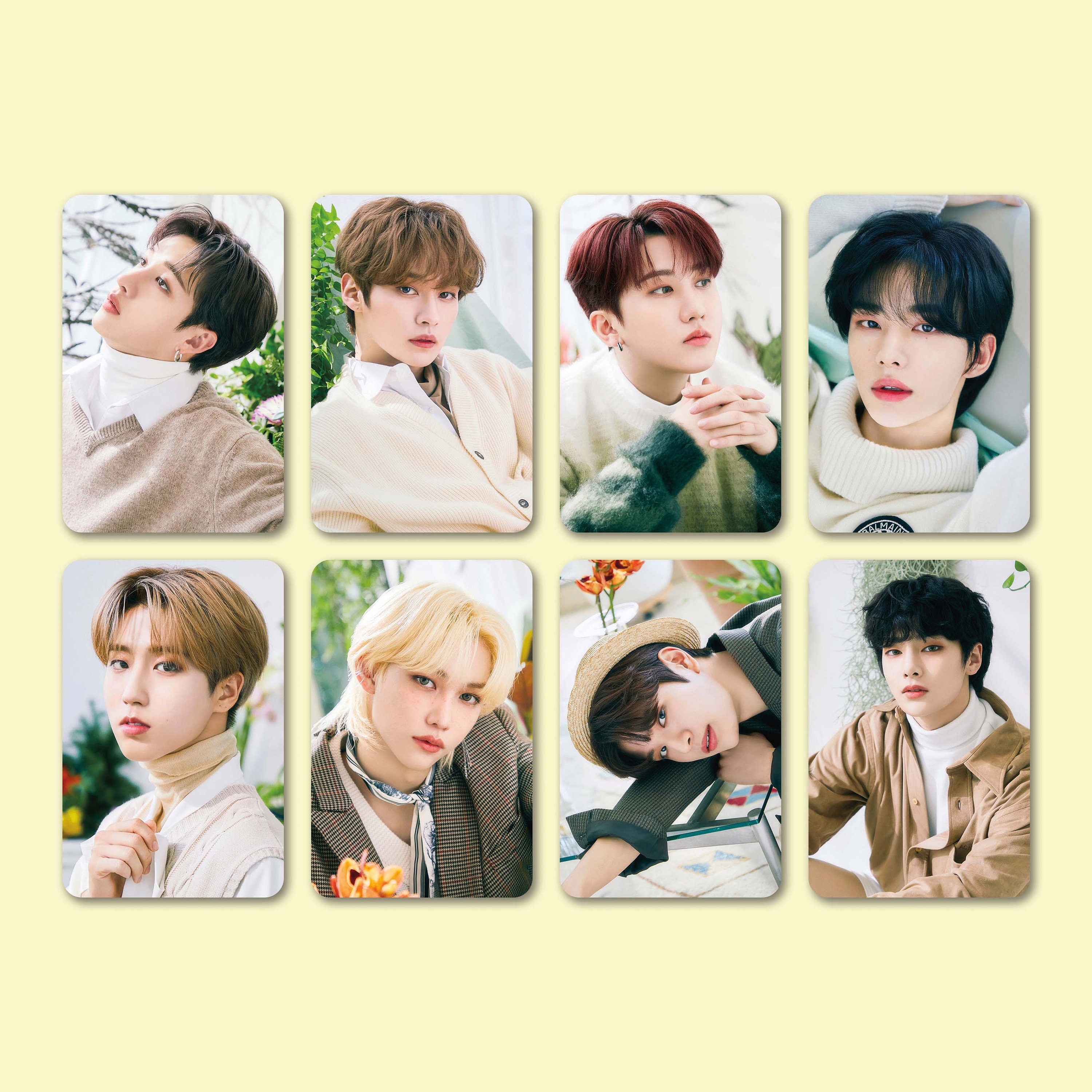 Stray Kids Photocard Set 2022 Season's Greetings ROOM,MATES OT8 Fanmade  Lomo Perfect Gift for STAY Friends, Mom 