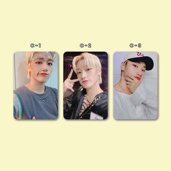 Stray Kids Photocard Set Buzzrhythm Selfies 1 Fanmade Lomo OT8 Perfect Gift  for STAY Friends, Mom, Daughter Matte Double-sided 