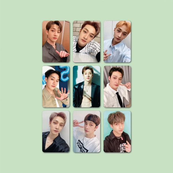 Bang Chan Bias Set 3 • Stray Kids Fanmade Photocards • Perfect Gift for STAY Friends, Mom, Daughter • Matte • Double-sided