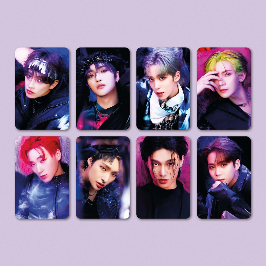 ATEEZ Photocard Set the World Ep.fin : Will Concept 3 Fanmade Lomo ...