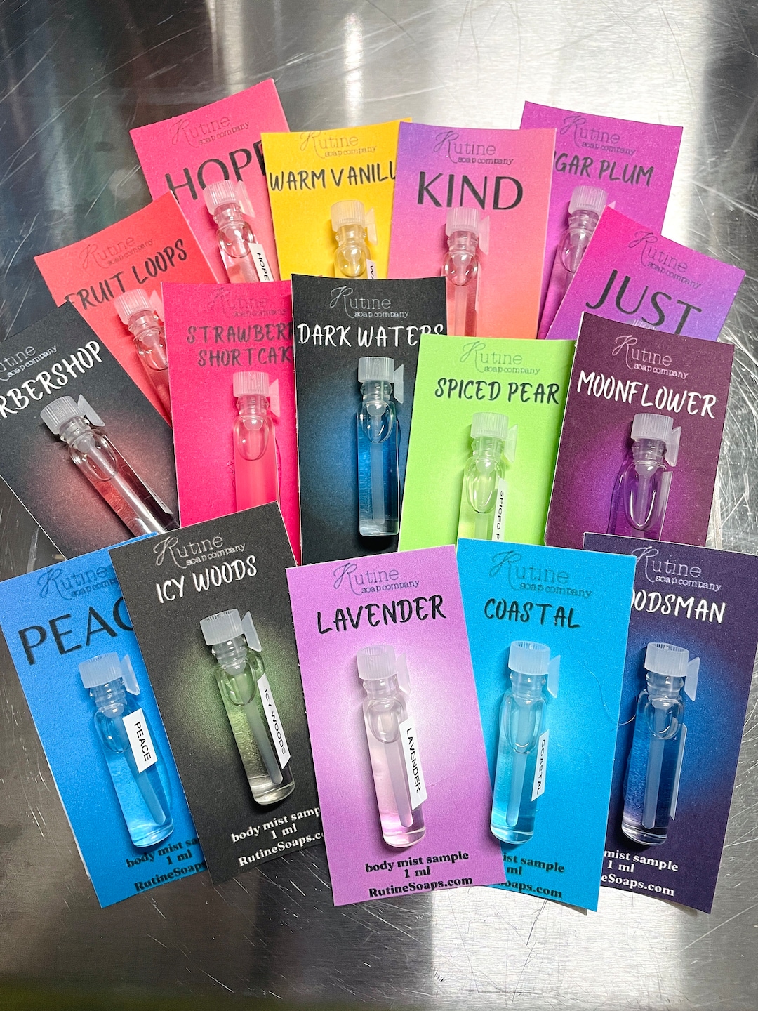 Choose Your Scent Mini Perfume Set, Body Mist Spray Sample, 1 Ml