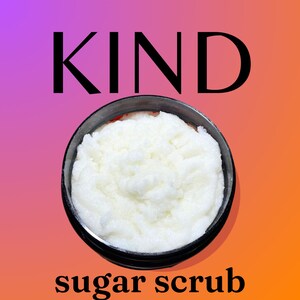 Kind Emulsified Sugar Scrub, perfume scents gift box for wife, sweet bakery scented gift for best friend, perfume gift for mom
