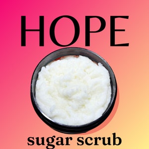 Hope Emulsified Sugar Scrub, perfume scents gift box for wife, soap gift for best friend, perfume gift for mom