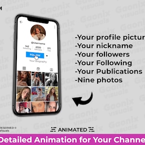 Custom Animated Overlay with integrated special effects to enhance the visual quality of your content.