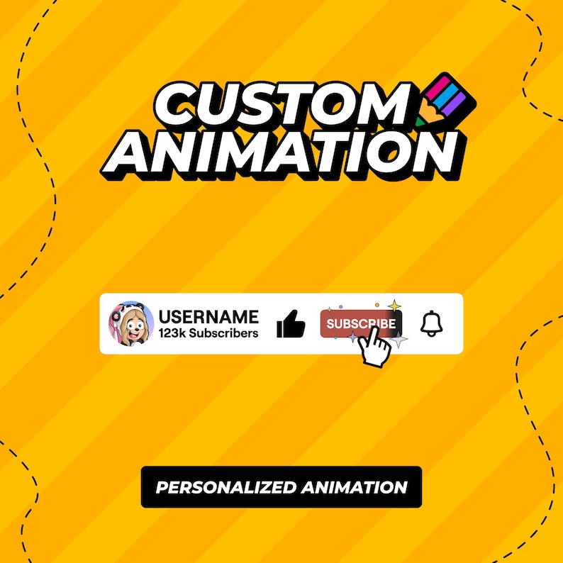 Subscribe Button Customize Custom Youtube Subscribe Button Animation | Social Media Lower Third ...