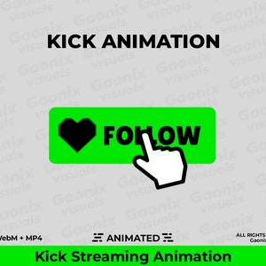 Kick Animated Overlay with integrated special effects to enhance the visual quality of your content.