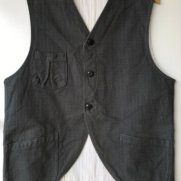 Lofgren Japan vintage Style Hunting Vest Work Vest, Workwear, Sz.40, Freewheelers, Buzz Rickson, Sugarcane, Real Mc. Coys