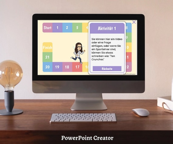 Online Board Game English Version Power Point Presentation 