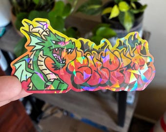 Dragon Graffiti “Smoke” Holographic Sticker