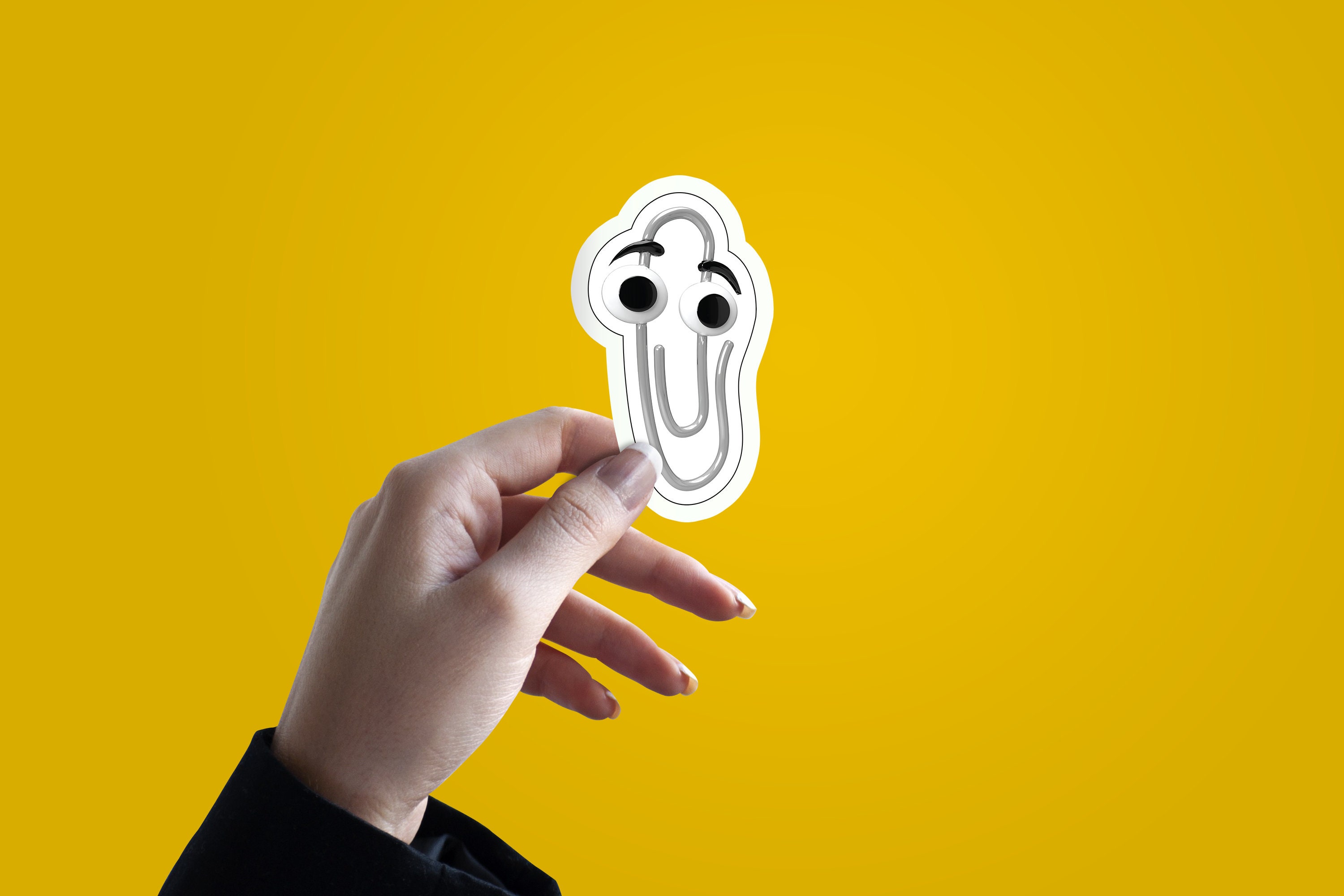 Clippy Microsoft Word Paperclip Windows Office Assistant Etsy UK