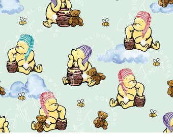 Vintage Winnie the Pooh Seamless Pattern (Digital File)