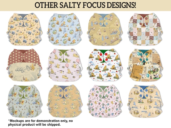 Classic Winnie-the-pooh Seamless Pattern No Tigger, Vintage