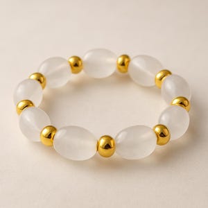 Handmade Pearl Ring: Adjustable Alloy Band, Birthday Gift