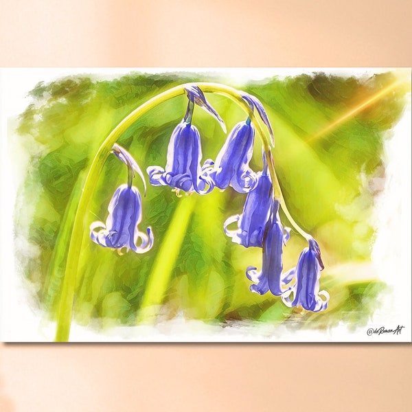 Bluebell Painting Etsy