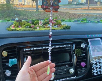 Amatista Sun Catcher Car Charm / Car Decor / Rearview Mirror Accessory / Car Dangle