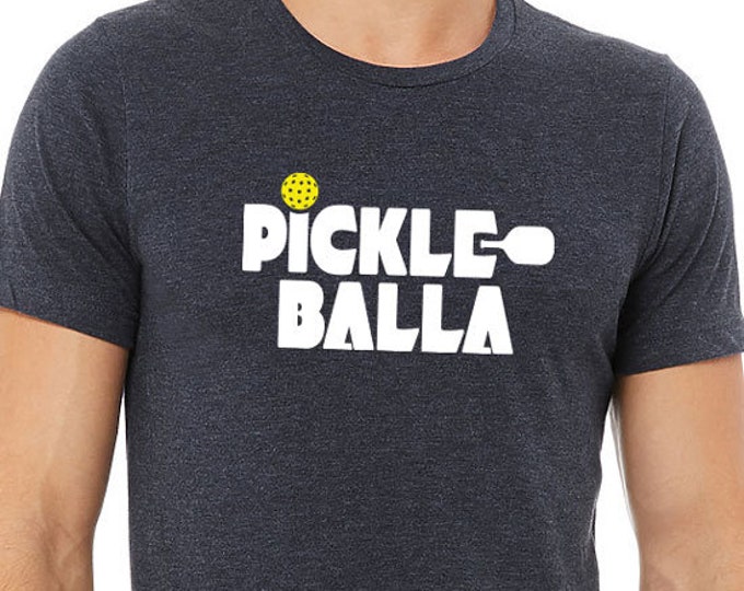 PICKLEBALLA LOGO Pickleball T-Shirt - original PICKLEBALLA design!  Wear it on or off the court!