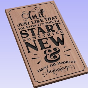 Start Something New - crv3d, crv, dxf, ai, svg, eps, pdf, Aspire file, Vcarve Pro file, Vcarve. CNC router, Plasma, Laser