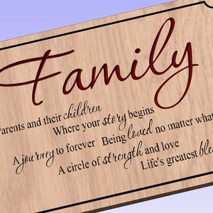 Family Tree Branches - crv3d, crv, dxf, ai, svg, eps, pdf, Aspire file, Vcarve Pro file, Vcarve. CNC router, Plasma, Laser