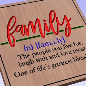 Family Definition - crv3d, crv, dxf, ai, svg, eps, pdf, Aspire file, Vcarve Pro file, Vcarve. CNC router, Plasma, Laser