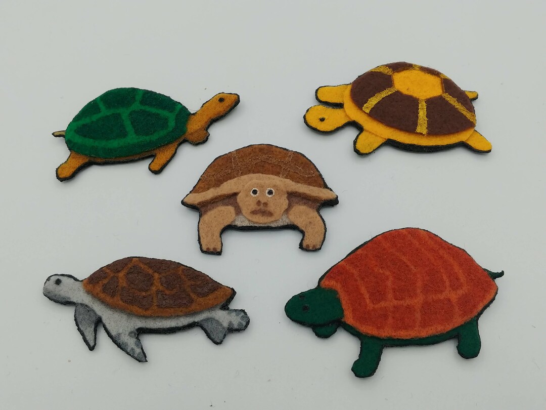 Turtle Races With Magnets Turtle Magnets - Etsy