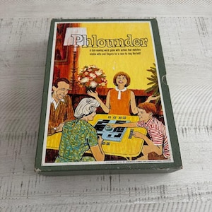 Rare, vintage 1962 3M Bookshelf Series Phlounder a Fast moving word game