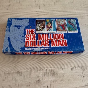 Vintage 1975 Parker Brothers The Six Million Dollar Man