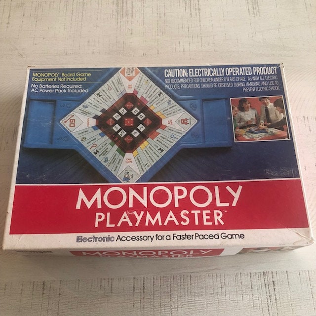 Vintage 1982 Parker Brothers Monopoly Playmaster - Etsy Vintage 1982 Parker Brothers Monopoly Playmaster - Etsy