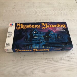 RARE! Vintage 1984 Milton Bradley Mystery Mansion #4402 100% complete! Mint!