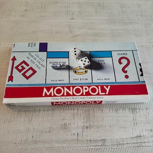 vintage 1971 Parker Brothers Monopoly