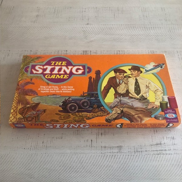 Rare, vintage 1976 Ideal The Sting Game (new in open box)