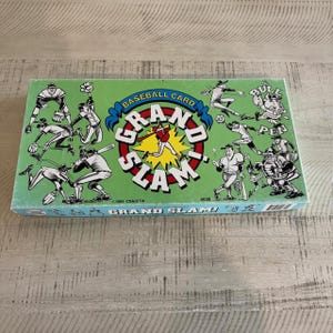 Tarjeta de béisbol vintage de enseñanza creativa de 1991 Grand Slam