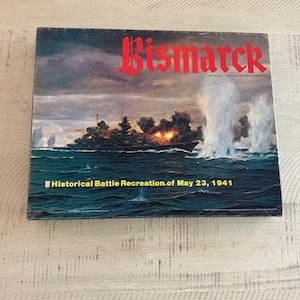 Rare, vintage 1978 Avalon Hill Bismarck