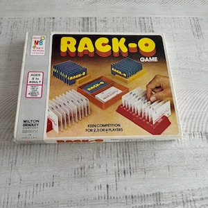 Vintage 1980 Milton Bradley Racko #4765C