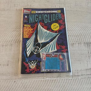Vintage 1993 TOPPS COMICS - Kirbychrome Night Glider - fabriek verzegeld met kaart