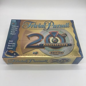 Vintage 2002 Parker Brothers Trivial Pursuit 20th Anniversary Edition (NIS)