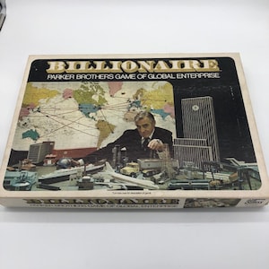 Vintage 1973 Parker Brothers Billionaire Game of Global Enterprise #43
